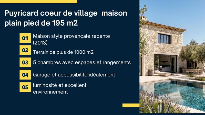 Maison - 195 m² - 6 pièces