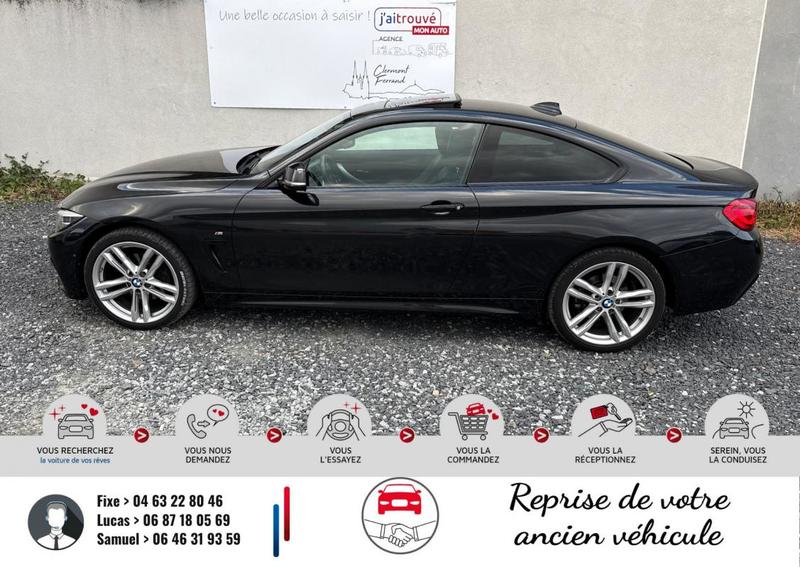 Bmw Série 4 Coupé 420d 190Cv xDrive Pack m Sport Steptronic8 Boîte auto (F32) Lci Roues Motrices Palette au volant Drive Select Moteur à Chaine * 109 000Km* Led Vitres teintées Jante Alu 19 Key Less Go Harman/Kardon Toit Ouvrant en Verre Affichage Tête Ha
