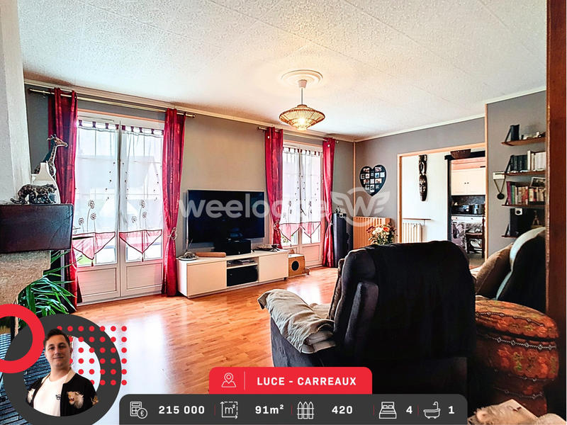 Maison - 91 m² - 6 pièces