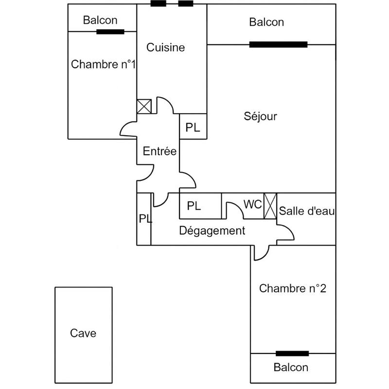 Appartement - 71 m² - 3 pièces