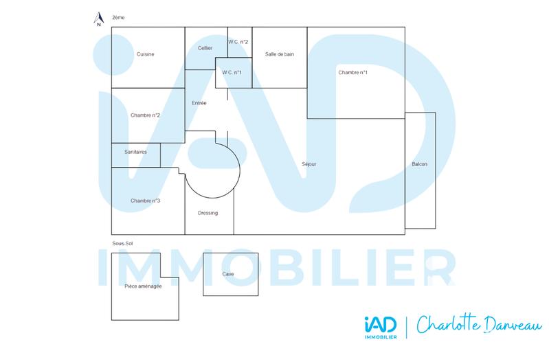 Appartement - 135 m² - 4 pièces
