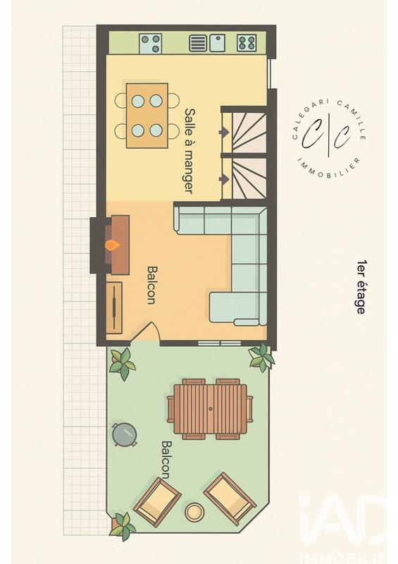 Maison de village - 94 m² - 4 pièces