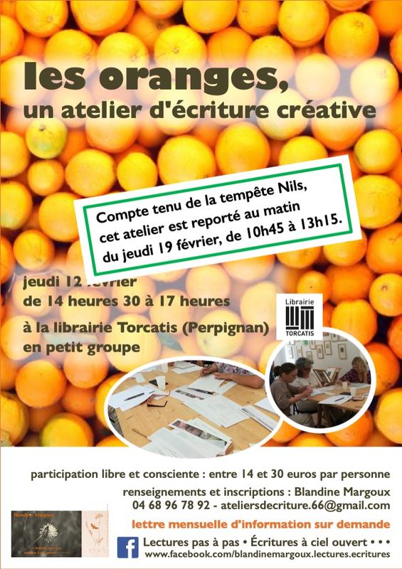 Les oranges • Atelier d'écriture créative