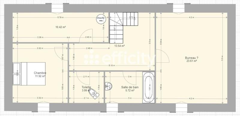Maison - 122 m² - 4 pièces