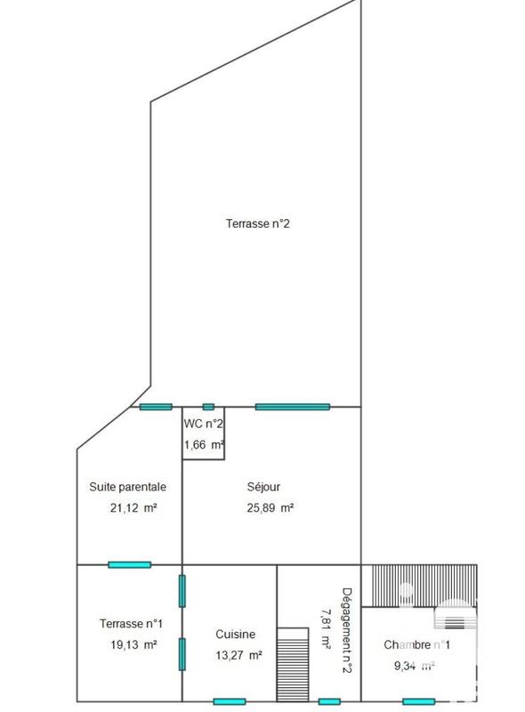 Maison - 136 m² - 6 pièces