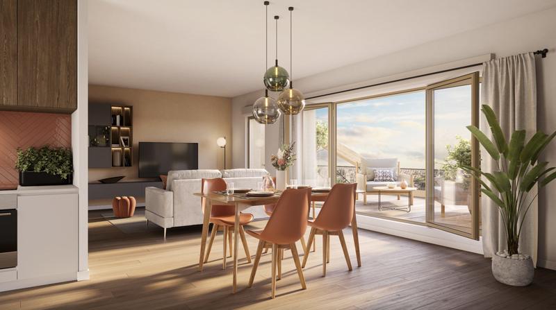 Appartement - 85 m² - 4 pièces