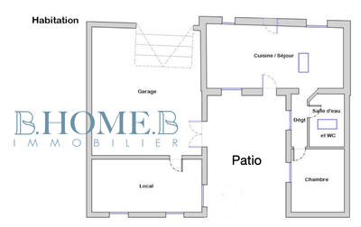 Maison - 45 m² - 2 pièces