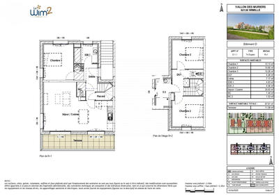 Appartement - 88 m² - 4 pièces