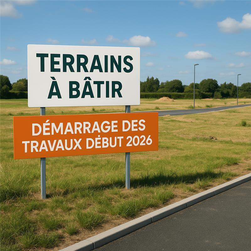 Terrain constructible - 555 m²