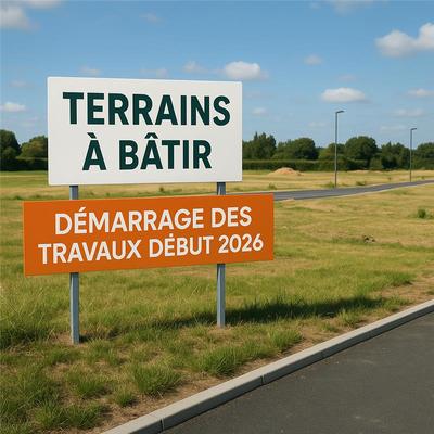 Terrain constructible - 555 m²