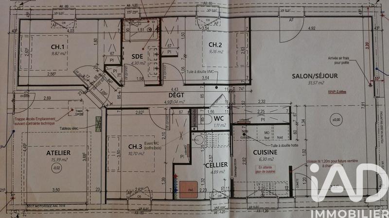 Maison - 83 m² - 4 pièces
