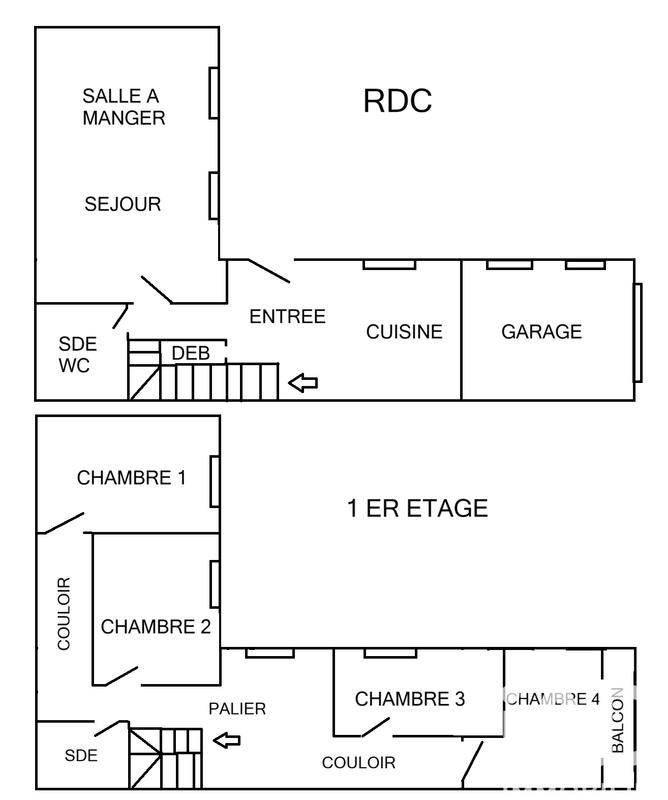 Maison - 112 m² - 6 pièces