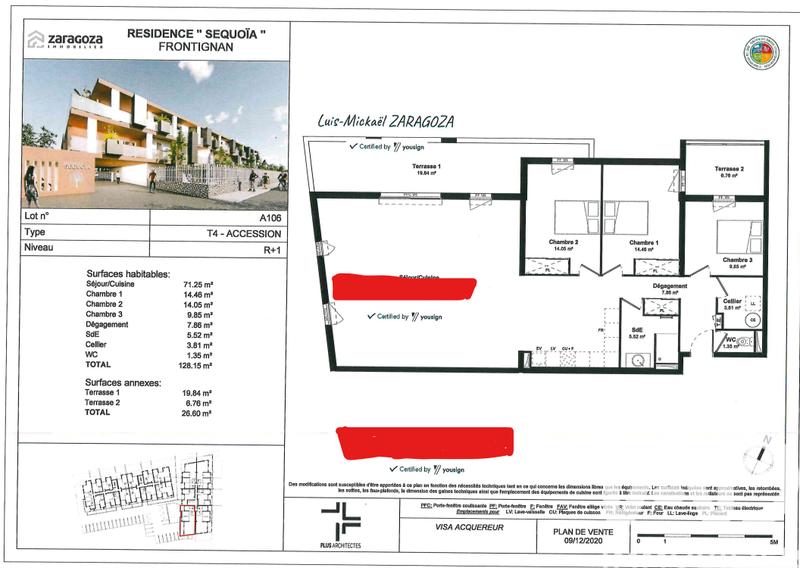 Appartement - 128 m² - 4 pièces