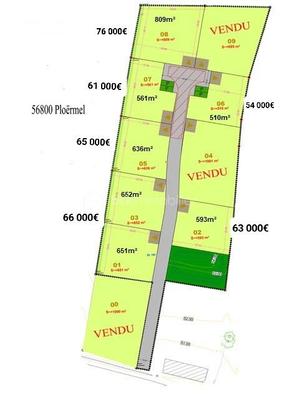 Terrain - 651 m²