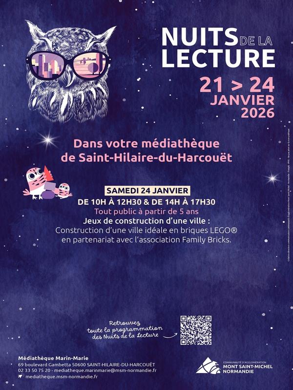 Nuits de la lecture > Construis ta ville idéale en Lego®