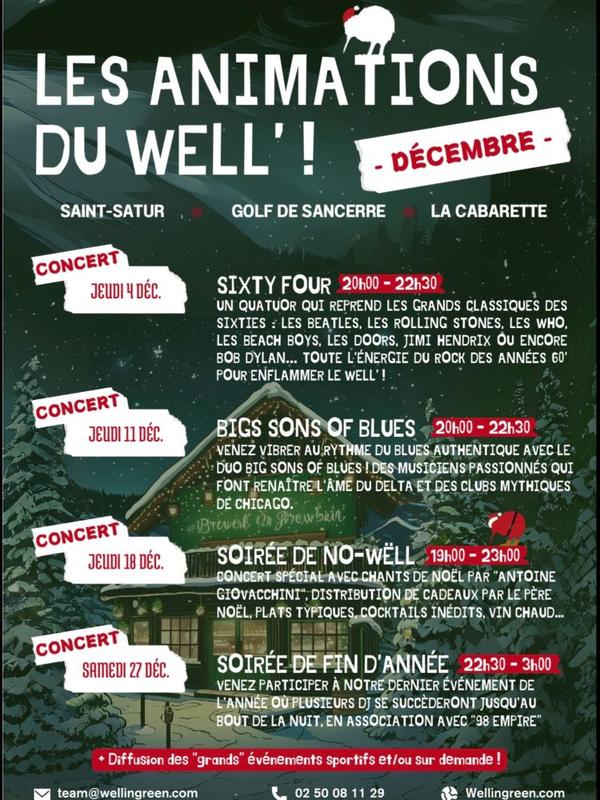 [Les animations du Well' !] Concert de Big Sons of Blues