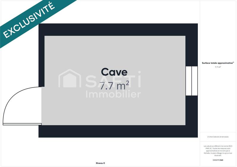 Appartement - 56 m² - 3 pièces