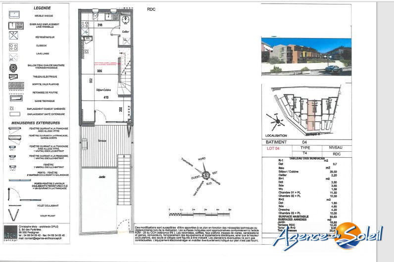 Villa - 84 m² - 4 pièces