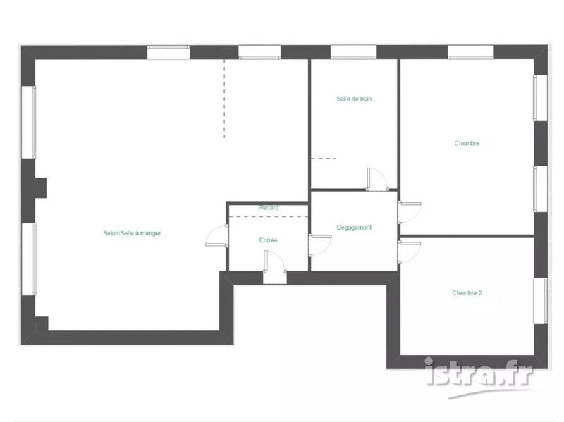 Appartement - 76 m² - 3 pièces