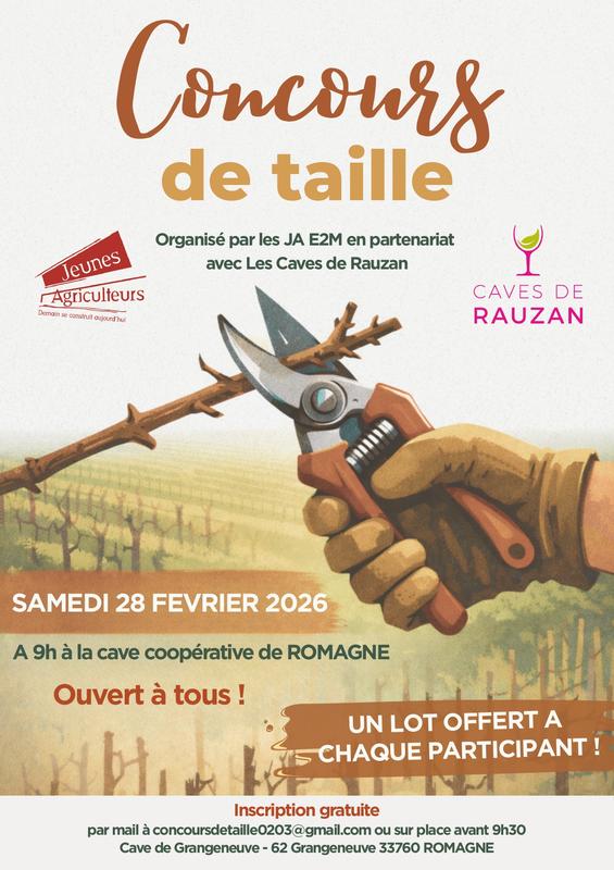 Concours de taille de la vigne
