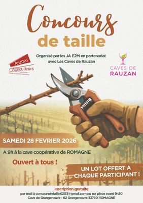 Concours de taille de la vigne