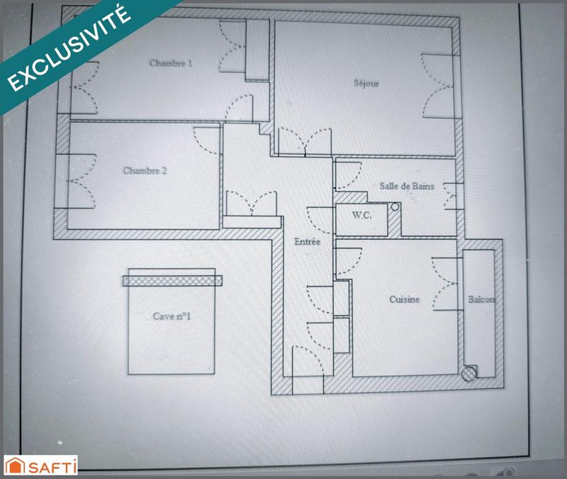 Appartement - 73 m² - 3 pièces