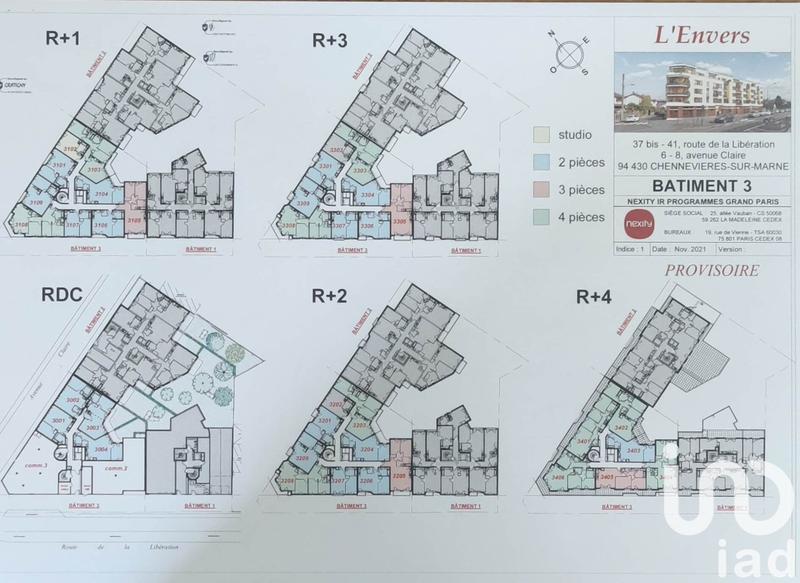 Appartement - 51 m² - 2 pièces