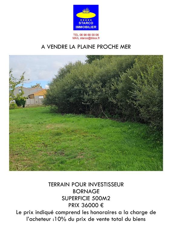 Terrain - 500 m²