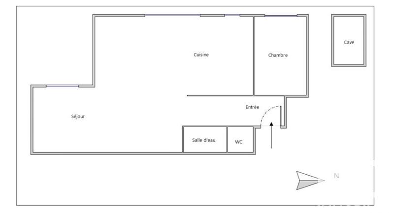 Appartement - 47 m² - 3 pièces