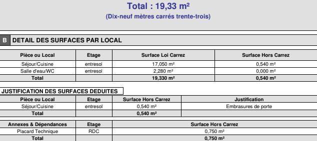 Bureau - 44 m² - 3 pièces