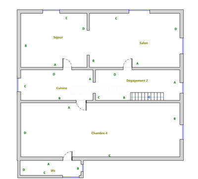 Maison ancienne - 120 m² - 6 pièces