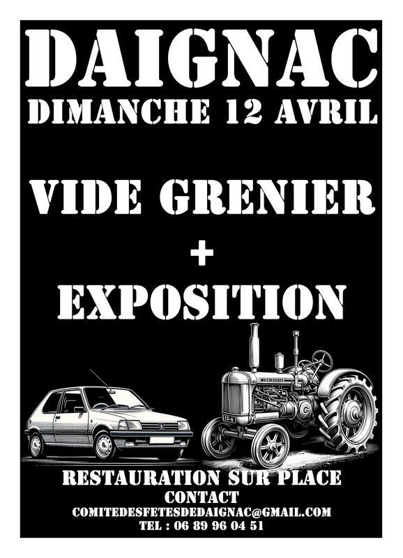 Vide grenier et exposition de vieux véhicules