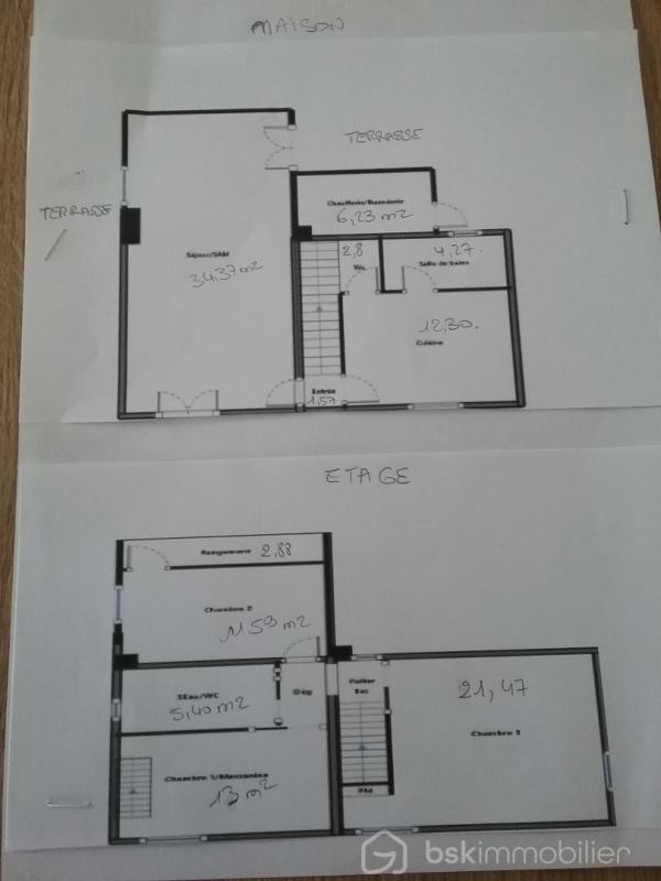 Maison - 110 m² - 5 pièces