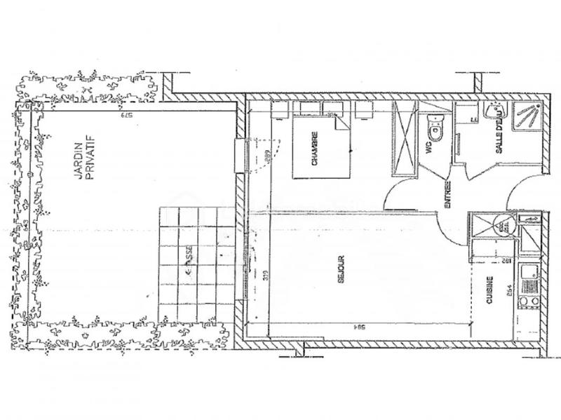 Appartement - 45 m² - 2 pièces