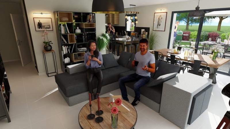 Maison - 90 m² - 4 pièces