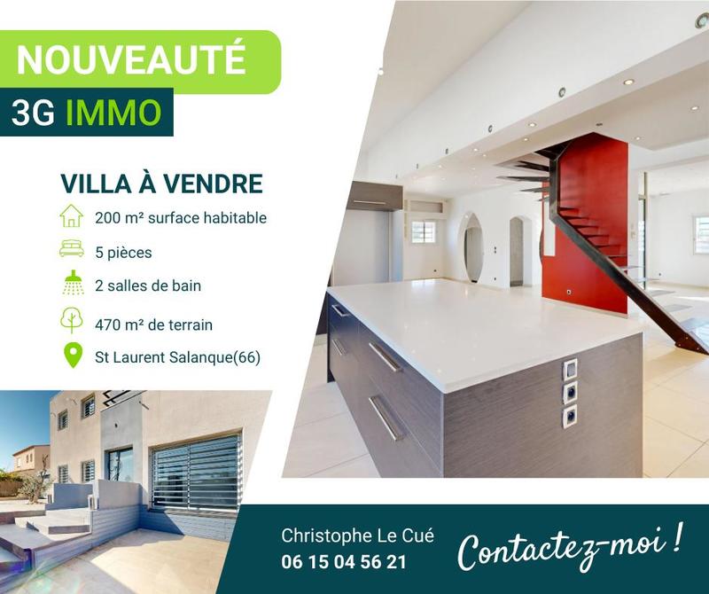 Villa - 205 m² - 5 pièces