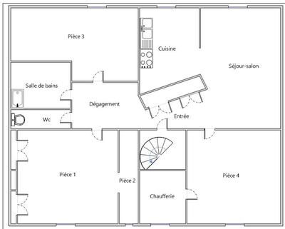 Appartement - 142 m² - 4 pièces