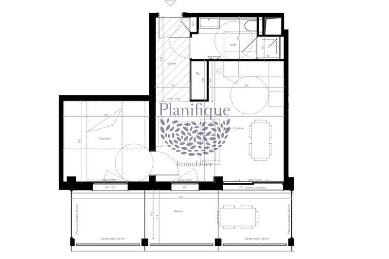 Appartement - 42 m² - 2 pièces