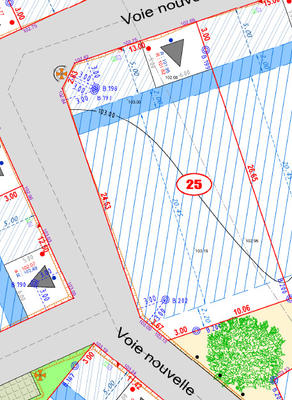Terrain constructible - 440 m²