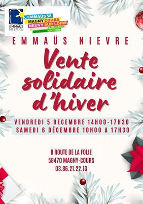 Vente solidaire d'hiver