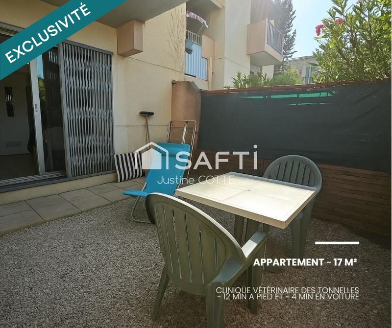 Appartement - 17 m² - 1 pièce