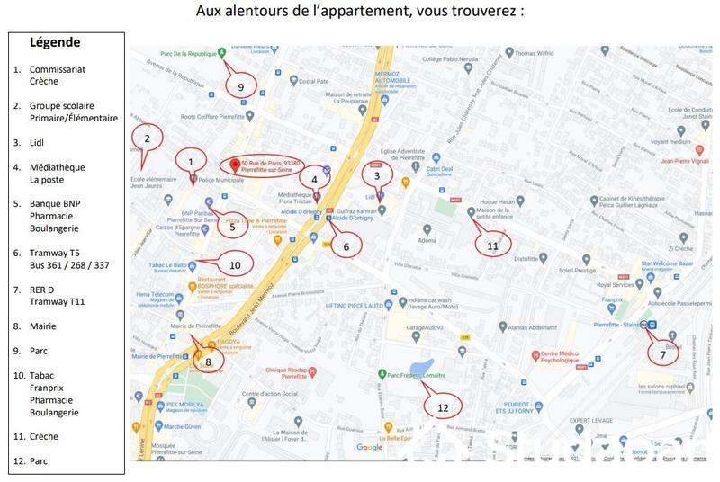 Chambre - 9 m² - 1 pièce