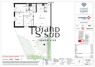 Appartement - 85 m² - 4 pièces