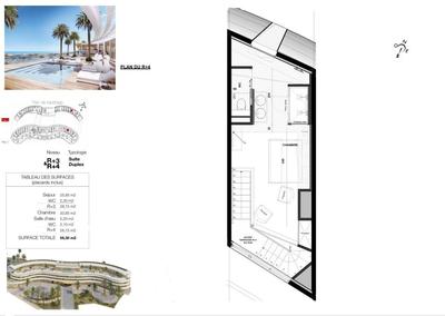 Appartement - 56 m² - 2 pièces