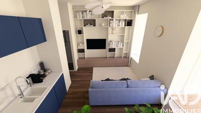 Appartement - 22 m² - 1 pièce