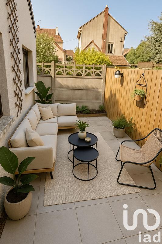 Maison de ville - 70 m² - 3 pièces