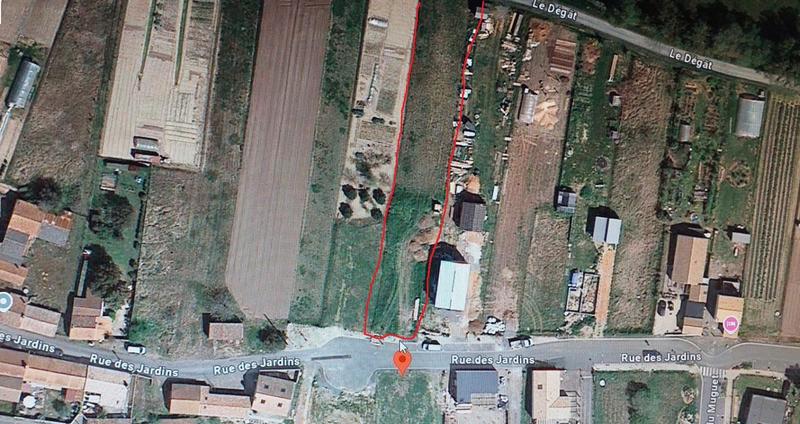 Terrain constructible - 1 406 m²