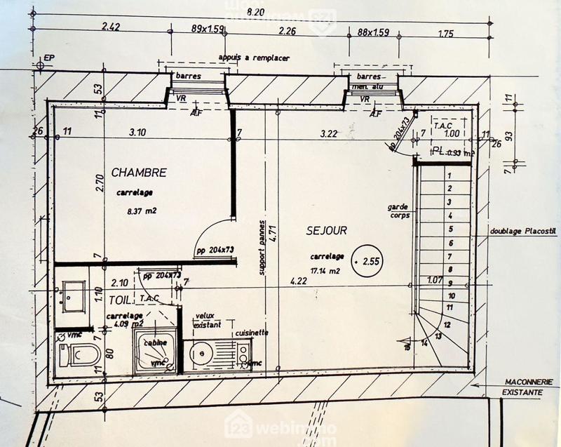 Appartement - 40 m² - 2 pièces