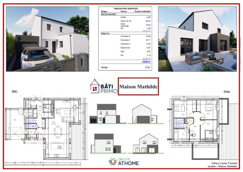 Maison - 110 m² - 6 pièces