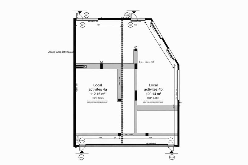 Local commercial - 112 m²